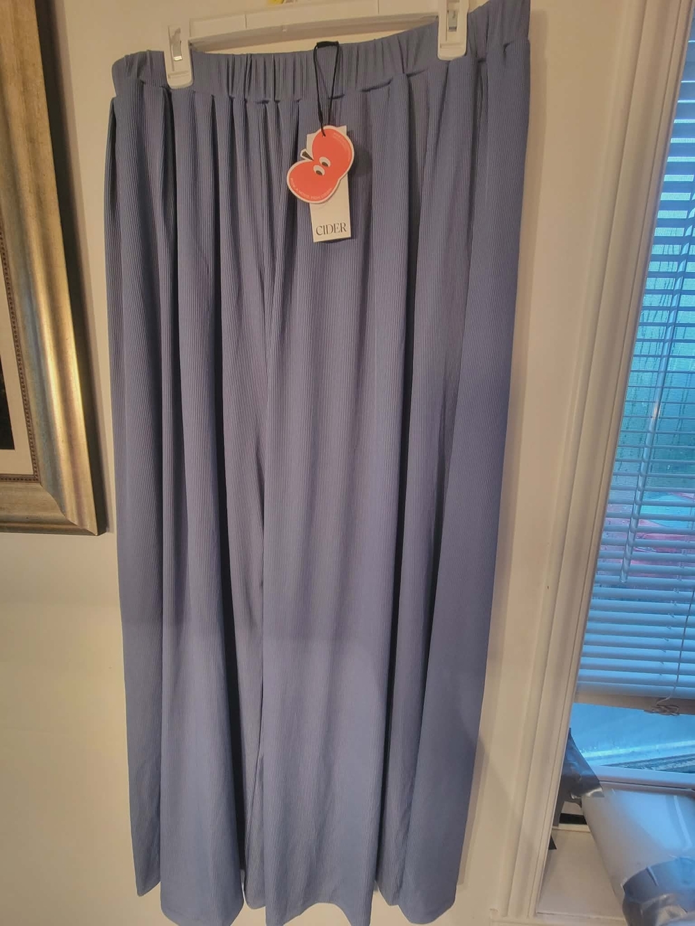 Cider Wide Leg Pants in Light Blue